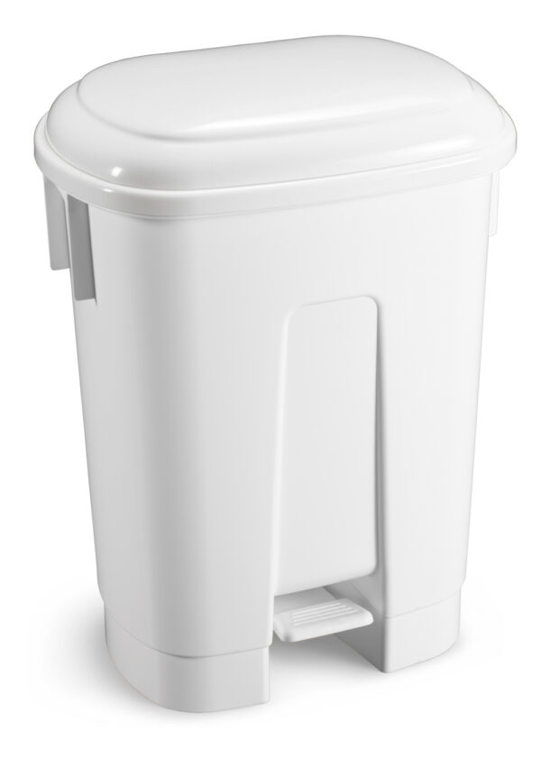 PATTUMIERA DERBY LT.60 PEDALE COPERCHIO BIANCO 5690